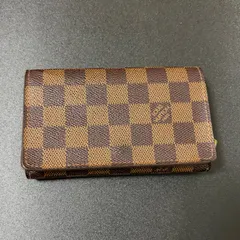 w85 ポルトフォイユ トレゾール　インターナショナル 新型　Louis Vuitton ルイ ヴィトン　2つ 折り　二つ折り　フラップ ボタン 式　財布　コンパクト　ミニ ウォレット ダミエ