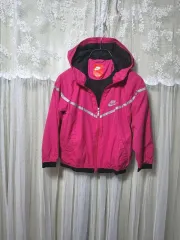 (キッズ)ナイキ キッズ ホットピンク ウィンドブレーカー ジャケット L