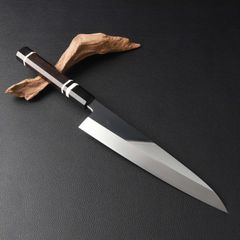 11571鱧切り 骨切り包丁 尺 鏡面仕上げ 刺身包丁 黒檀黒水牛白三巻本八角柄 11571鱧切り 骨切り包丁 尺 鏡面仕上げ 刺身包丁 黒檀黒水牛白三巻本