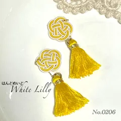 No.0206　タッセル付きピアス