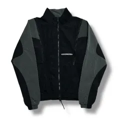 NIKE ナイキ ジョーダン ジョーダン(JORDAN) 23 ENGINEERED GARMENTS エンジニアードガーメンツ ディテール デザインテープ 取り外し可能 ブラック グレー ウィンドブレーカー ウーブン ジャケット