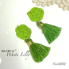 No.0202　タッセル付きピアス