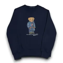 Polo Ralph Lauren ポロベア ネイビー 起毛 スウェット