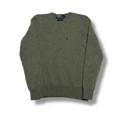 POLO Ralph Lauren レディース 100% ラムウール オリーブ グリーン ニット