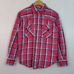 Levi's リーバイス 長袖 ウエスタンシャツ チェック柄 レッド Lサイズ メンズ 古着 アメカジ ストリート