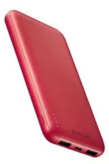エレコム モバイルバッテリー 10000mAh 15W 3ポート Type-C×1 USB-A×2 microB(入力専用) レッド DE-C66-10000RD [レッド]