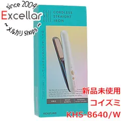 [bn:12] KOIZUMI　コードレスストレートアイロン　KHS-8640/W　ホワイト