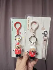 スターバックス ホリデー ベアリスタ キーホルダー 2個セット SET
