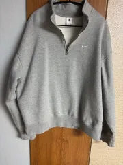 NIKE グレー起毛ハーフジップ スウェット XL サイズ 傷なし とても良好 8万5千円