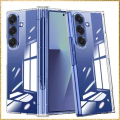 ☆彡送料無料でお届け☆彡Size:Galaxy Z Flip7_Color:クリア Galaxy Z Fold7 ケース ヒンジ全包透明シェル Samsung ギャラクシーZフォールド7 5G ケース 専用 ハードPC素材バー サムスンFOLD7 黄ばみなし