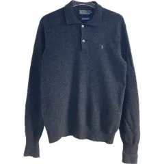 S ポロ ラルフローレン 刺繍 ロゴ ラムウール KARA（カラ） ニット セーター