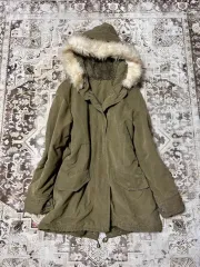 ヴィンテージ ファー フード モッズコート ミリタリー フィッシュテールパーカー