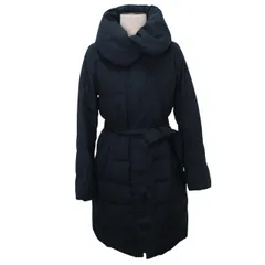 プラステ PLST 長袖 ダウンロングコート O Mサイズ相当 ネイビー 1230