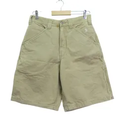 ステューシー STUSSY 90's old stussy ヴィンテージ ハーフパンツ ベージュ サイズ30 Mサイズ相当 0422　