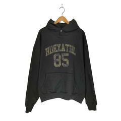 ユーズドフルギ USED古着 {{HDEX}} アスレチック85フーディ カモ柄アーチロゴ import メンズ 2XL