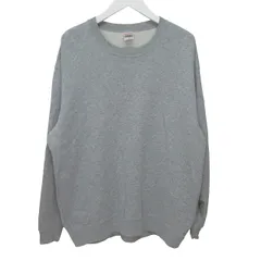 United Athle ユナイテッドアスレ 長袖 スウェット トレーナー クルーネック 無地 XLサイズ グレー k31771 1211
