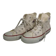 コンバース CONVERSE オールスター ハイカットスニーカー キャンバス ホワイト 23cm vv133 0308