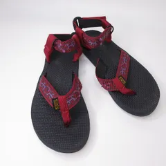 テバ Teva サンダル ストラップ アウトドア 23㎝ ブラック レッド k24091 0807