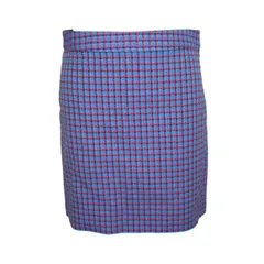 マークバイマークジェイコブス MARC by MARC JACOBS スカート タイト ミニ チェック 2 Lサイズ相当 ブルー ピンク ブラック k1949 0511