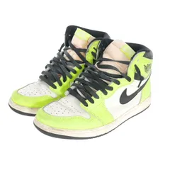ナイキ NIKE AIR JORDAN 1 RETRO HIGH OG ハイカットスニーカー 靴 US8.5 26.5 VOLT/SAIL-BLACK 555088-702