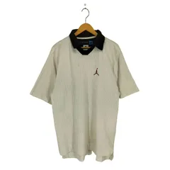 ナイキ NIKE 90S 白タグ ワンポイント刺繍 ポロシャツ メンズ  M