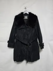 羊ファー ブラック ファーコート レディース 90 0105