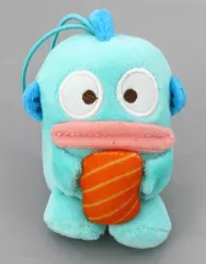 【中古】ぬいぐるみマスコット・ぬいぐるみバッジ ハンギョドン(サーモン) マスコット 「スシロー×はぴだんぶい はぴなついぇい!」 コラボ限定マスコット付きドリンク注文特典 前半