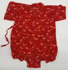 【新入荷!!】☆セット割対応☆ ブランド不明 ベビー 甚平 総丈40cm （1521）