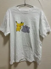 UNIQLO ポケモン ピカチュウ & メタモン 白 Tシャツ