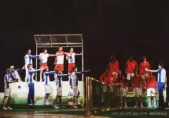 【中古】生写真(男性) 集合(12人)/ライブフォト・横型・全身・ユニフォーム・加藤左向き・向かい合わせ・腕伸ばし/ミュージカル『テニスの王子様』TEAM Party SEIGAKU 来場者特典ランダムブロマイド