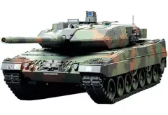 【中古】ラジコン 1/16 ドイツ連邦軍主力戦車 レオパルト2 A6 フルオペレーションセット 2.4GHzプロポ付 「ラジオコントロールタンクシリーズ No.19」 2.4GHz仕様 組み立てキット [56019]のサムネイル