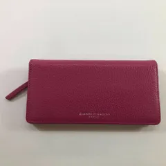 04w5958∞※【中古】 GIANNI CHIARINI ジャンニ キアリーニ フラップウォレット 長財布 ピンク 【八王子店】
