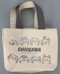 【中古】バッグ 集合(8体/モノトーン) ミニトートバッグ 「ちいかわ なんか小さくてかわいいやつ×しまむら」 のサムネイル