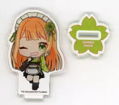 【中古】アクリルスタンド・アクリルパネル 紫雲清夏 「学園アイドルマスター×にっぽん、グルメ街道 アクリルぷちスタンド 05/和装メイドver.(ミニキャライラスト)」