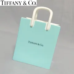 美品★TIFFANY&Co ショッパー 陶器 オーナメント 置物 ショッピングバッグ 紙袋 ブルー ティファニー★