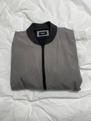 グレー MA-1ジャケット L(サイズ100) (状態良し)