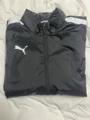 (新品) PUMA プーマ ブラック ウィンドブレーカー ジャケット 105 (XL)