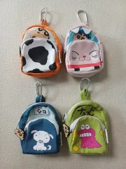 (新品) クレヨンしんちゃん バックパック バッグ キーホルダー / クレヨンしんちゃん布団 シロ ジップ チョコビ