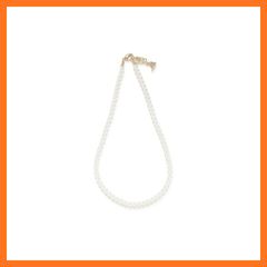 Mila Owen 2連パールチェーンネックレス シルバー 完売 今季 - メルカリ