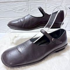 美品 H.P.S. コンフォートシューズ 22.5 ブラウン ストラップ 本革 