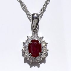 プラチナ900 850 天然ルビー　1ct ダイヤモンド　NC 専用 プラチナ900 850 天然ルビー 1ct ダイヤモンド NC 専用 - メルカリ