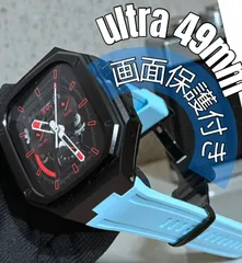 Apple Watch Ultra 1 / 2 / 3（49mm）対応　262
画面保護一体型 アルミ合金ケース＆ラバーバンド