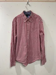 TOMMY HILFIGER トミーヒルフィガー チェック柄 長袖シャツ メンズM 綿混