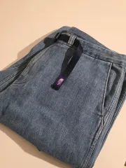 THE NORTH FACE パープルラベル デニム ワイド テーパード パンツ