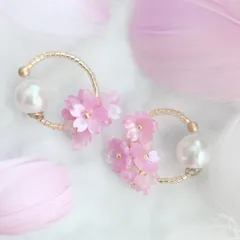 【さとう式公式カフ】桜〜SAKURA〜ビューティーカフ・さとう式イヤーカフ・ララアップやイヤーフープ、イヤーフックお使いの方にもオススメ