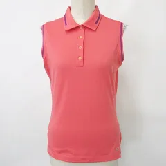 ナイキゴルフ NIKE GOLF シャツ ポロシャツ ノースリーブ 速乾 DRI FIT ピンク オレンジ 紫 パープル M
