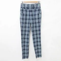 マスターバニー MASTER BUNNY EDITION ゴルフ パンツ ハイウエスト ロゴ サッカー チェック 紺 白 緑 ネイビー ホワイト グリーン 0