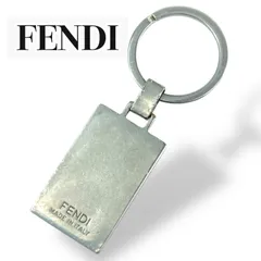 FENDI フェンディ　キーホルダー　キーケース　ズッカ柄　シルバー　刻印あり　レディース　メンズ