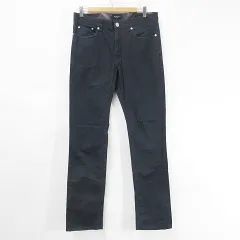 ブラックレーベルクレストブリッジ BLACK LABEL CRESTBRIDGE パンツ ストレート ロング コットン ストレッチ ネイビー 紺 L