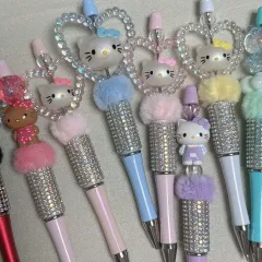 東大門 ボールペン デコレーション ボール デコ ハローキティ ハンドメイド ビーズ ボールペン